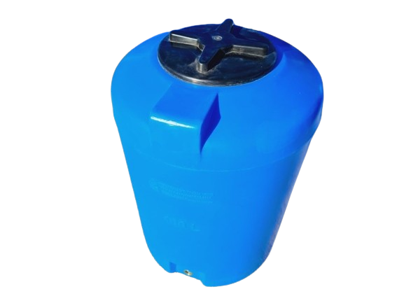 Вертикальна пластикова ємність для води 100 л ТЕХПРОМ